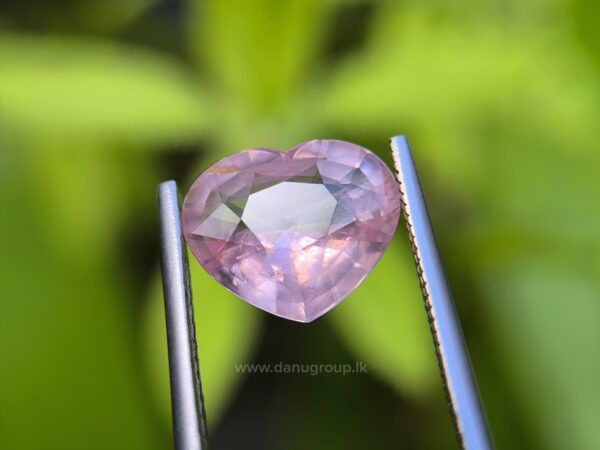 Ceylon Natural Padparadscha Sapphire Heart