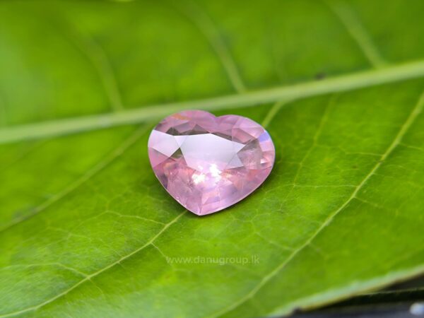 Ceylon Natural Padparadscha Sapphire Heart