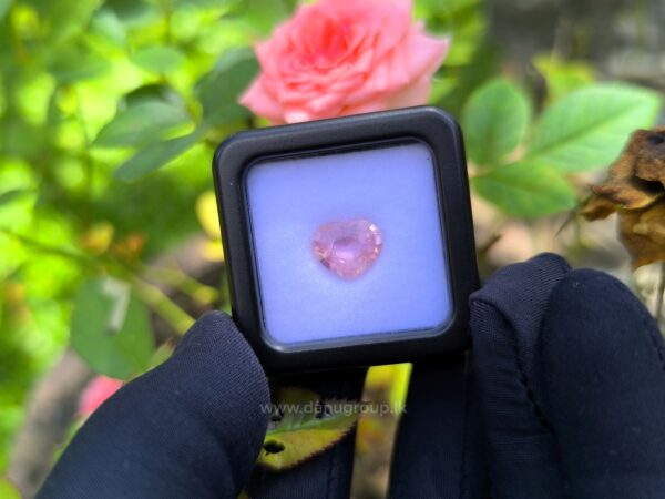 Ceylon Natural Padparadscha Sapphire Heart