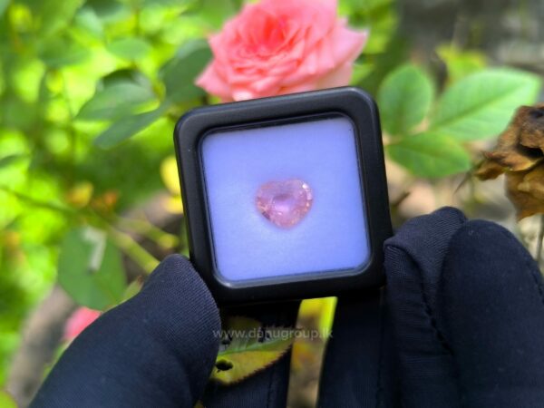 Ceylon Natural Padparadscha Sapphire Heart