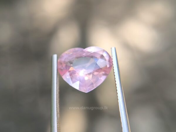 Ceylon Natural Padparadscha Sapphire Heart