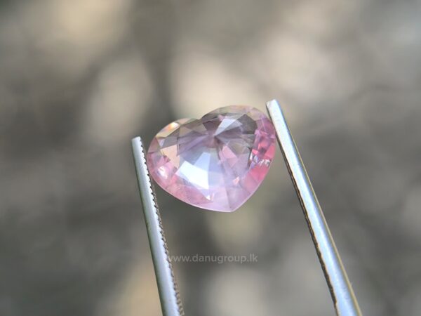 Ceylon Natural Padparadscha Sapphire Heart