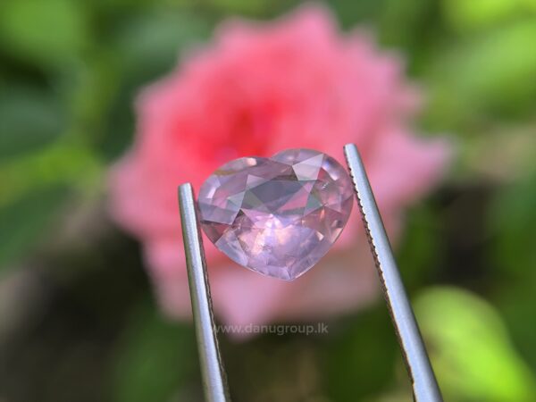 Ceylon Natural Padparadscha Sapphire Heart