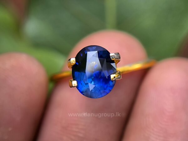 Ceylon Peacock Blue Sapphire