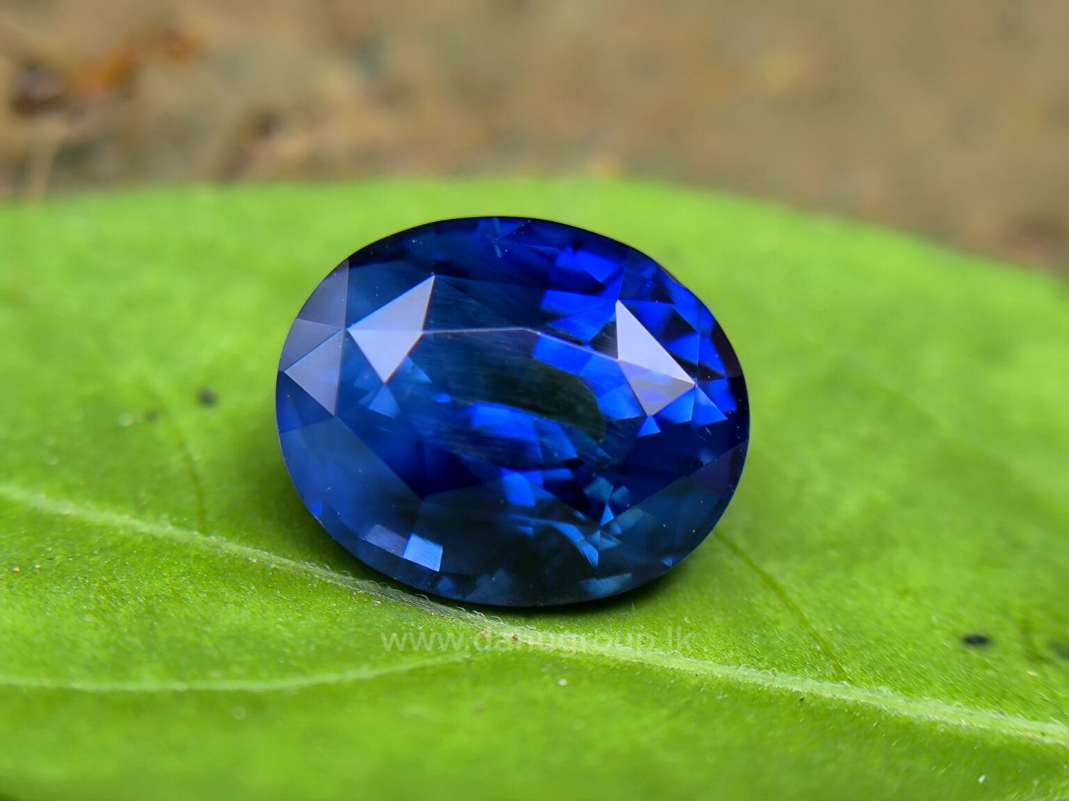 Ceylon Peacock Blue Sapphire