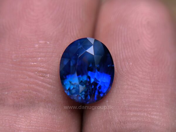 Ceylon Peacock Blue Sapphire