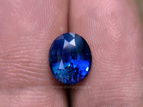 Ceylon Peacock Blue Sapphire