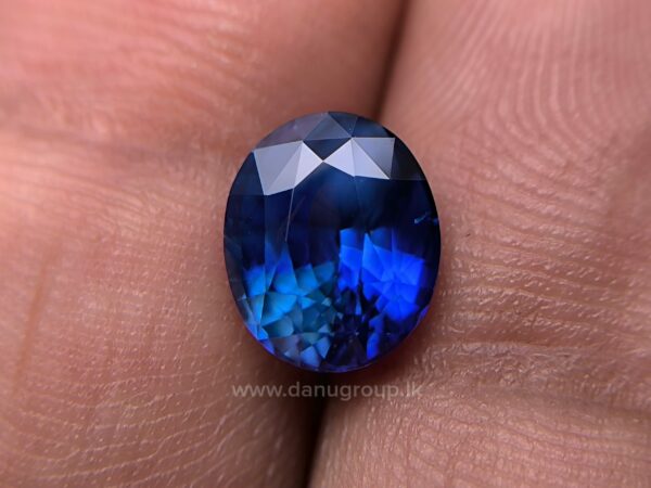 Ceylon Peacock Blue Sapphire