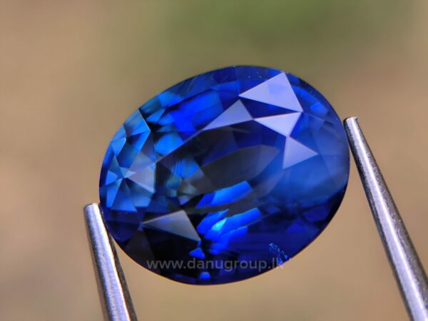 Ceylon Peacock Blue Sapphire