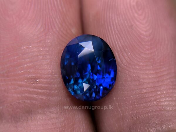 Ceylon Peacock Blue Sapphire
