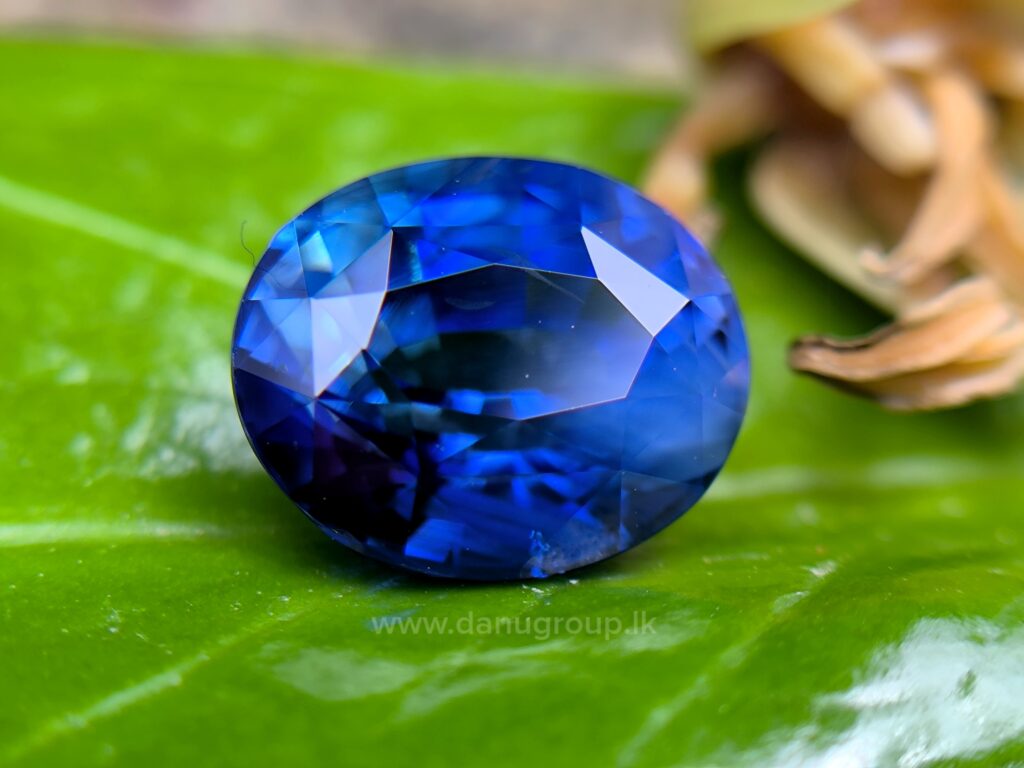 Ceylon Peacock Blue Sapphire