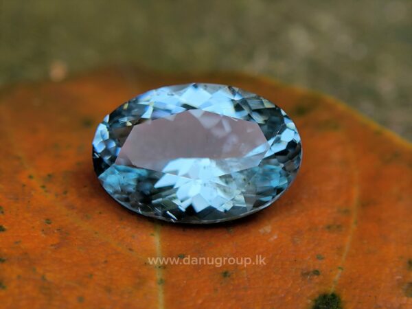 Ceylon Natural Green Blue Aquamarine