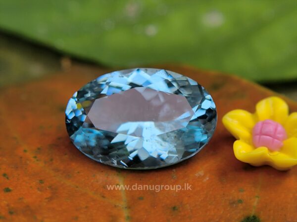 Ceylon Natural Green Blue Aquamarine