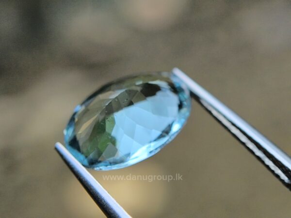 Ceylon Natural Green Blue Aquamarine - Image 9