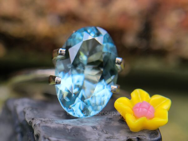 Ceylon Natural Green Blue Aquamarine - Image 10