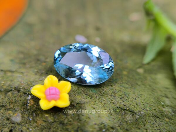 Ceylon Natural Green Blue Aquamarine