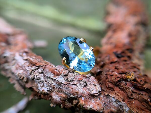 Ceylon Natural Green Blue Aquamarine