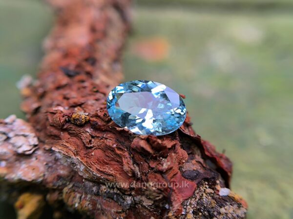 Ceylon Natural Green Blue Aquamarine