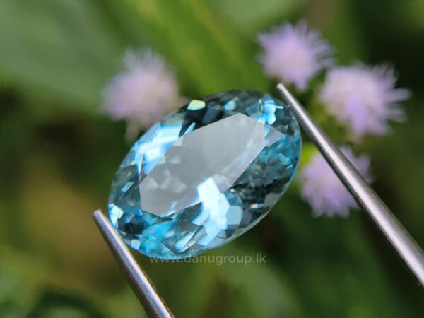 Ceylon Natural Green Blue Aquamarine