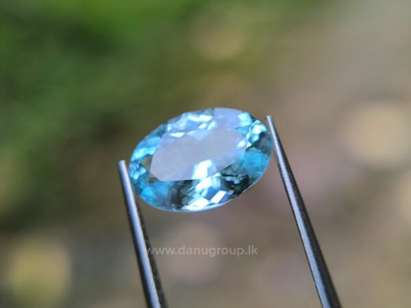 Ceylon Natural Green Blue Aquamarine - Image 3