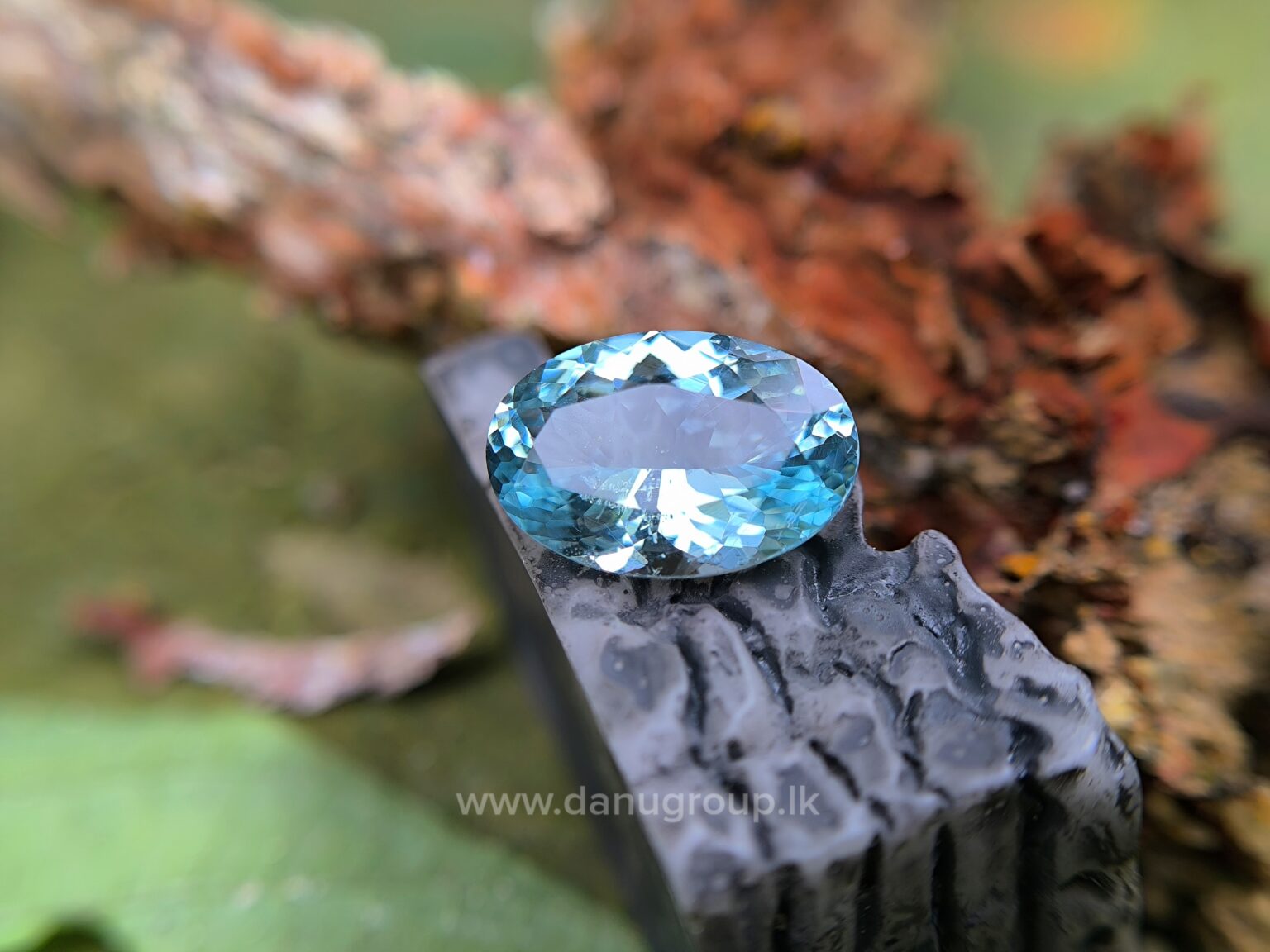 Ceylon Natural Green Blue Aquamarine
