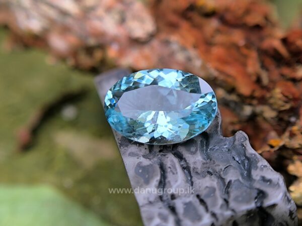 Ceylon Natural Green Blue Aquamarine