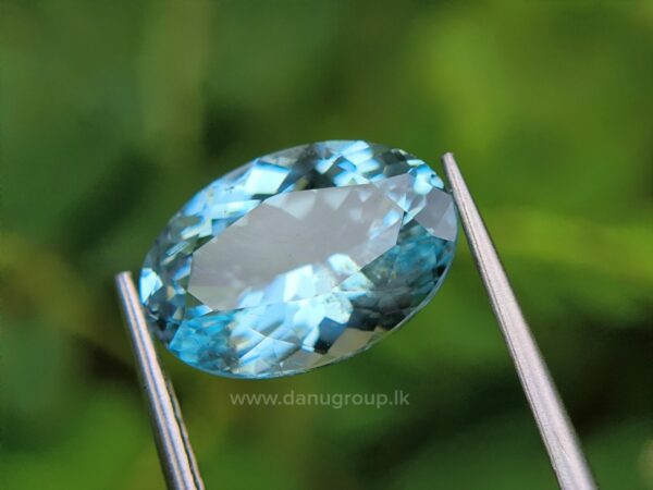 Ceylon Natural Green Blue Aquamarine