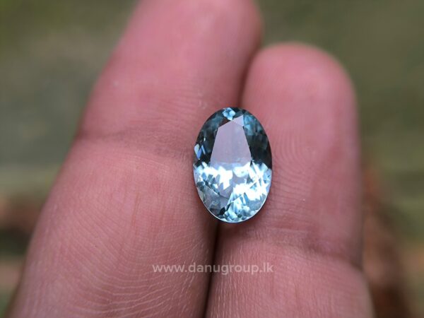 Ceylon Natural Green Blue Aquamarine