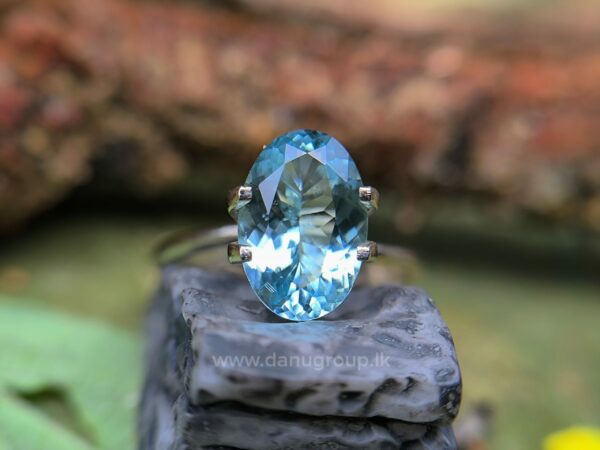 Ceylon Natural Green Blue Aquamarine