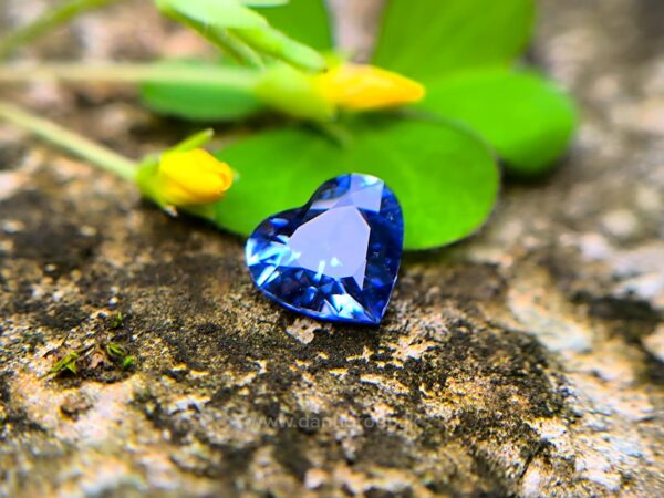 Ceylon Natural Heart-Shaped Blue Sapphire
