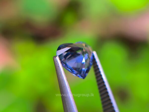 Ceylon Natural Heart-Shaped Blue Sapphire