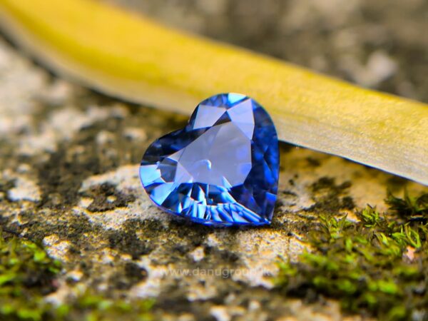Ceylon Natural Heart-Shaped Blue Sapphire
