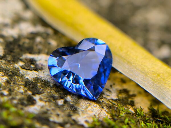 Ceylon Natural Heart-Shaped Blue Sapphire