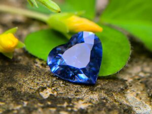 Ceylon Natural Heart-Shaped Blue Sapphire
