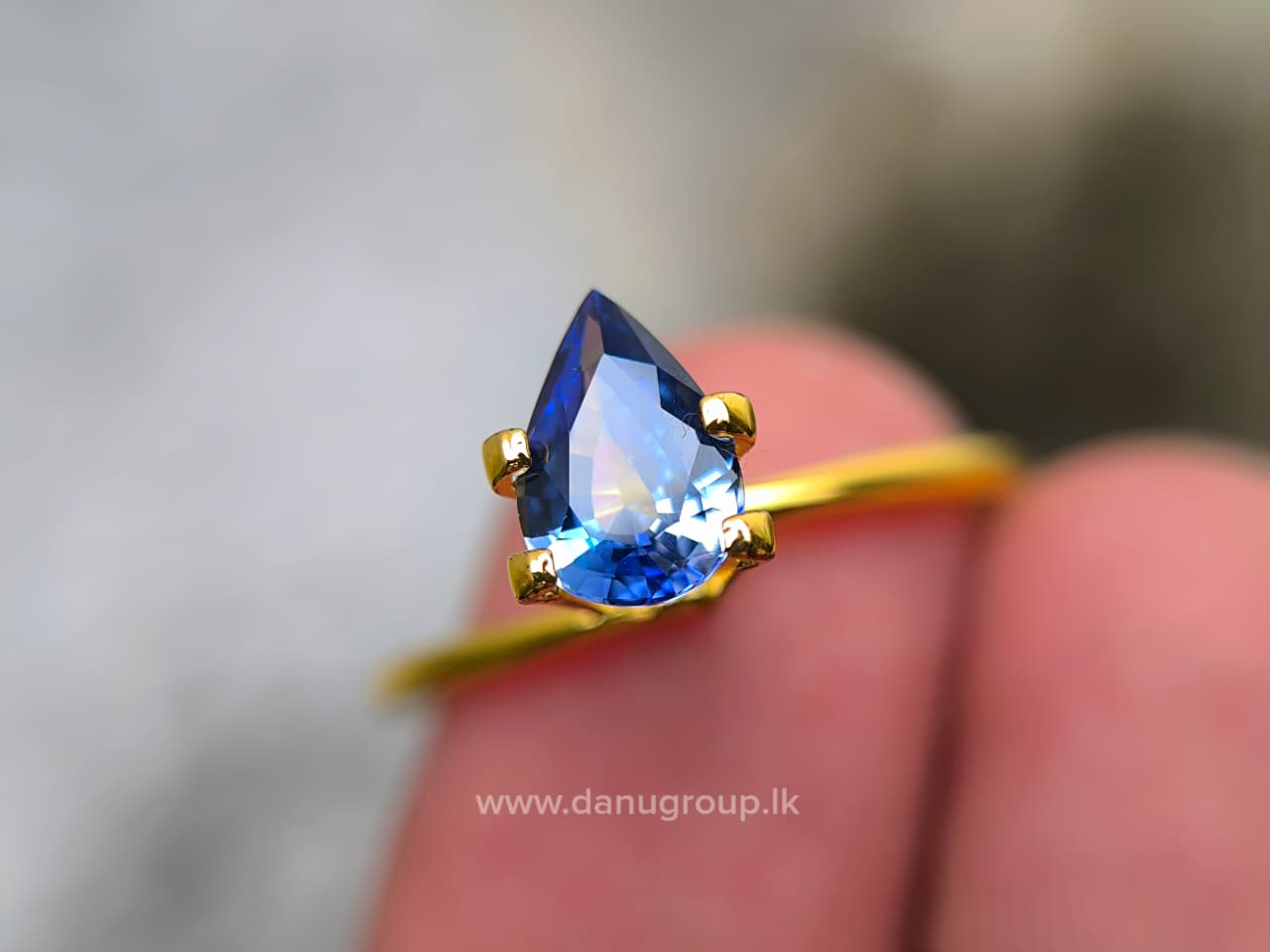 Ceylon Blue Sapphire Pear - Image 12