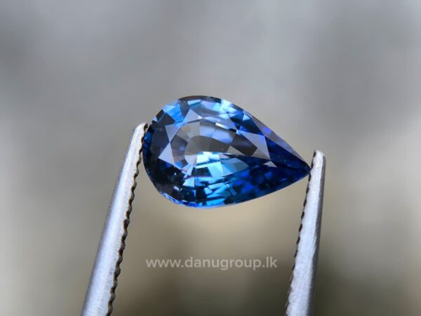 Ceylon Blue Sapphire Pear - Image 16