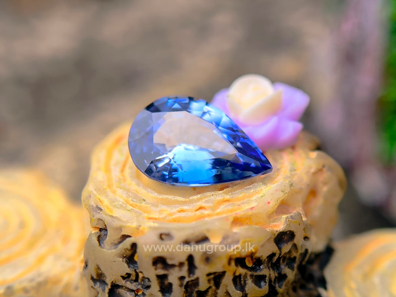 Ceylon Blue Sapphire Pear - Image 3