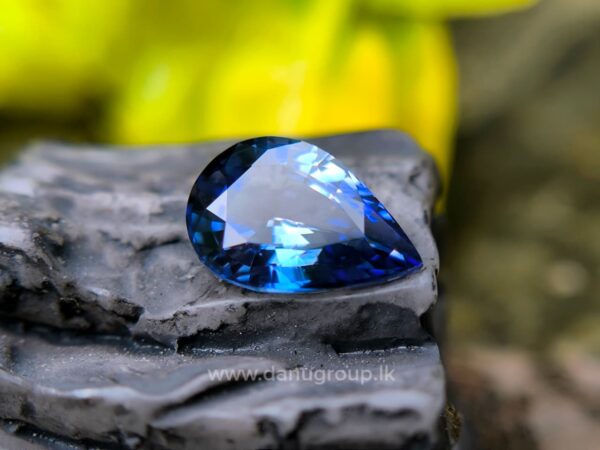 Ceylon Blue Sapphire Pear - Image 22