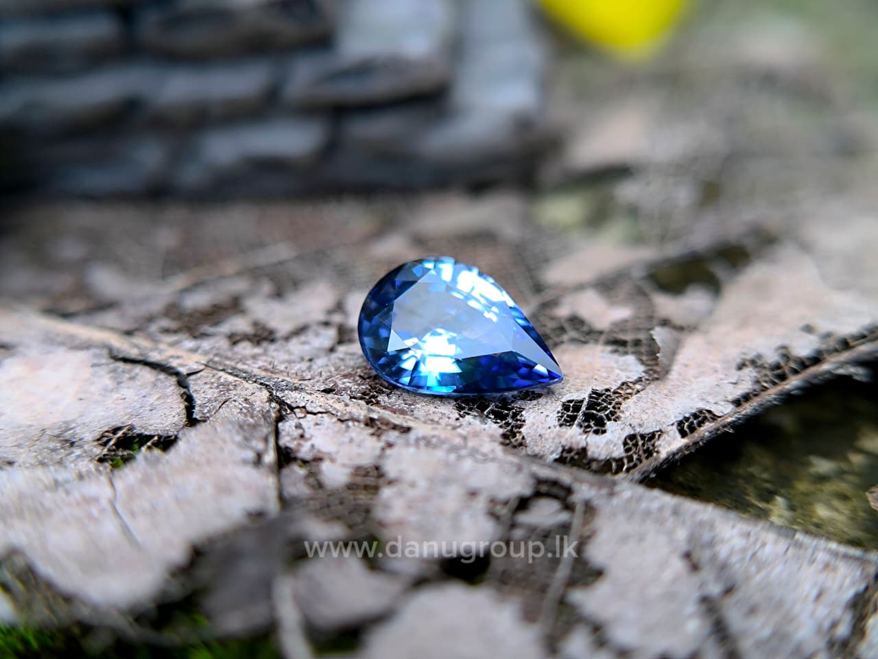 Ceylon Blue Sapphire Pear - Image 24