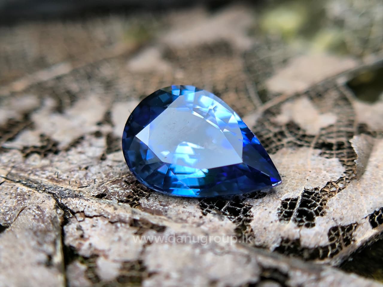 Ceylon Blue Sapphire Pear - Image 25