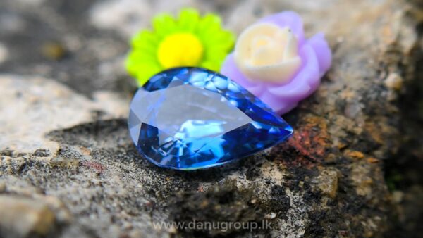 Ceylon Blue Sapphire Pear