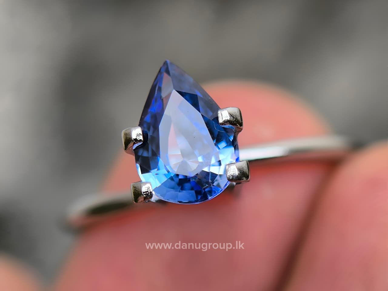 Ceylon Blue Sapphire Pear - Image 9