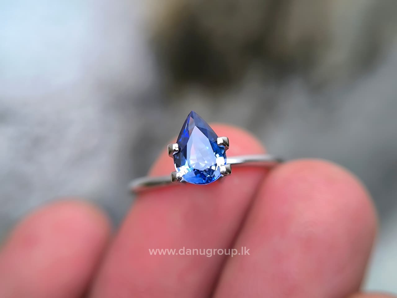Ceylon Blue Sapphire Pear - Image 10