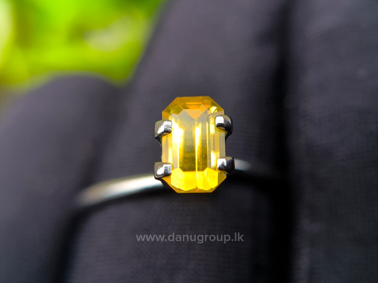 Ceylon Yellow Sapphire Octagon - Image 11