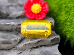 Ceylon Yellow Sapphire Octagon