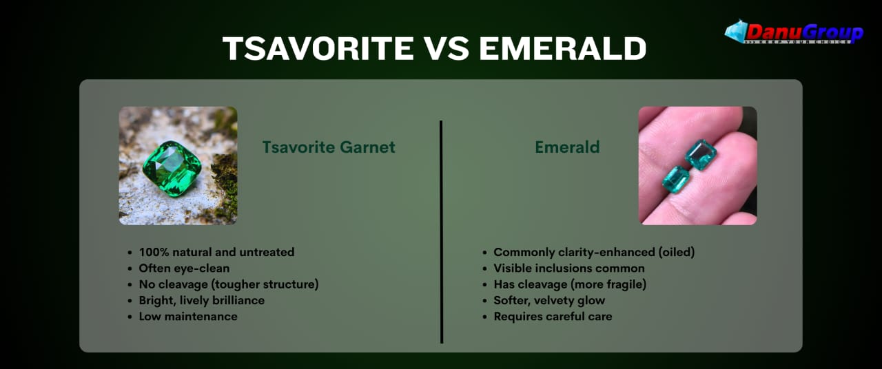 Tsavorite Garnet The Rare Green Gemstone Born from Africa’s Ancient Earth