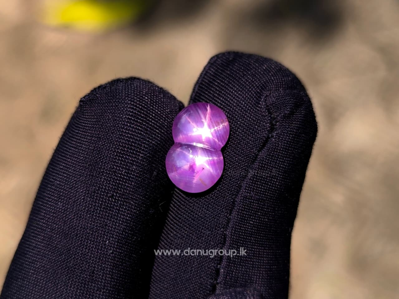 Ceylon Natural Rare Twin Star Sapphire
