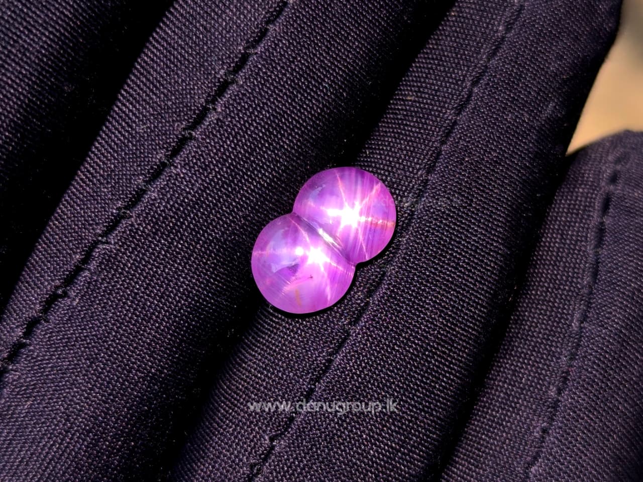 Ceylon Natural Rare Twin Star Sapphire