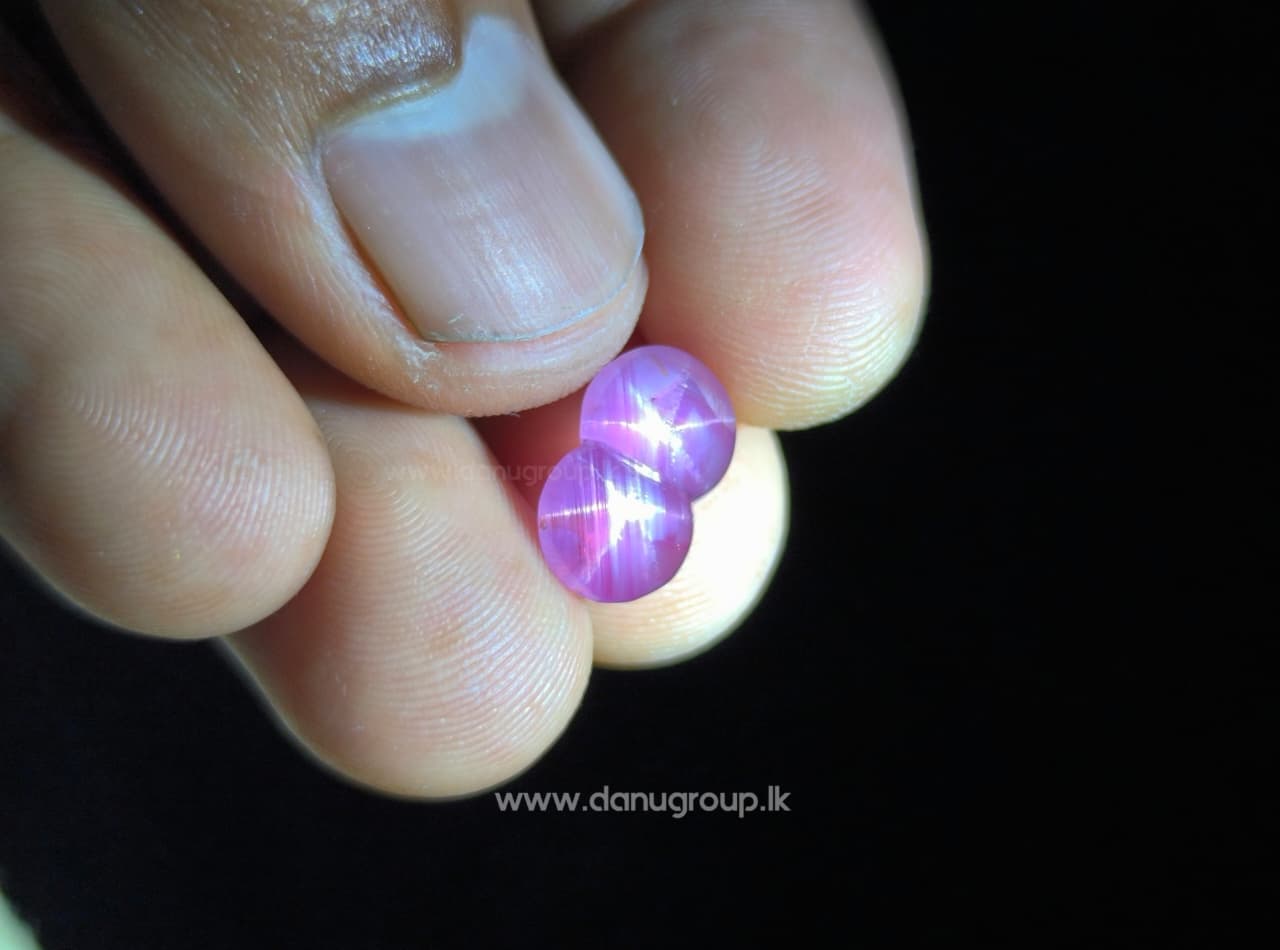 Ceylon Natural Rare Twin Star Sapphire