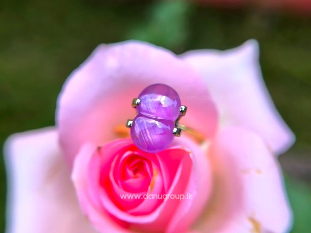 Ceylon Natural Rare Twin Star Sapphire
